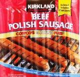 Beef Polish Sausage (14 ct) 3.81 lbs Air Freight Only